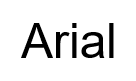 arial email font